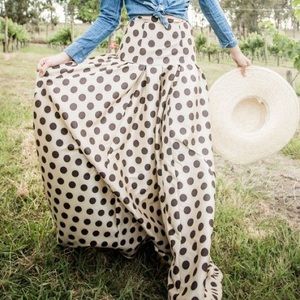 Polka dot ball skirt. NWOT